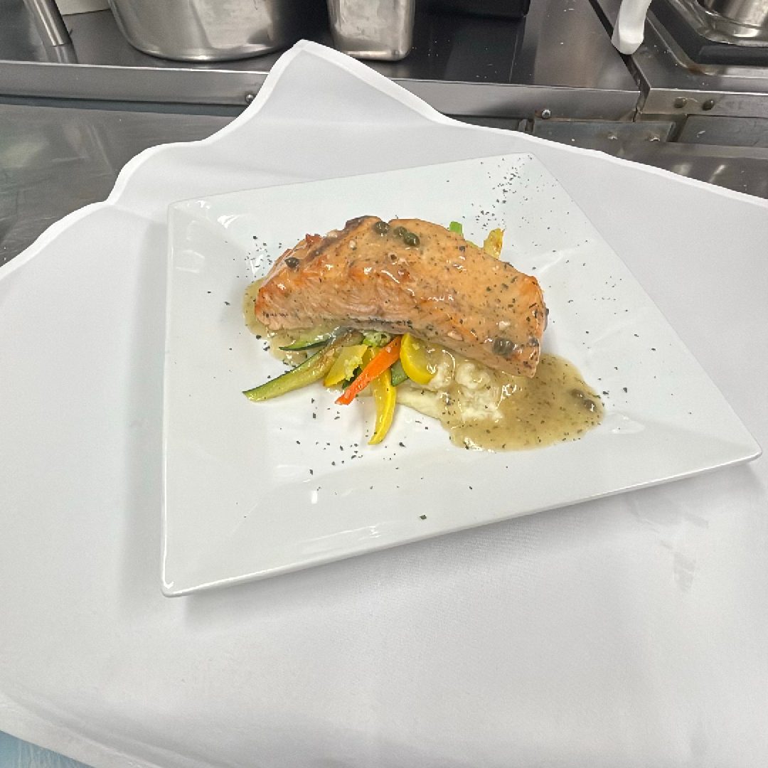 Grilled Salmon.