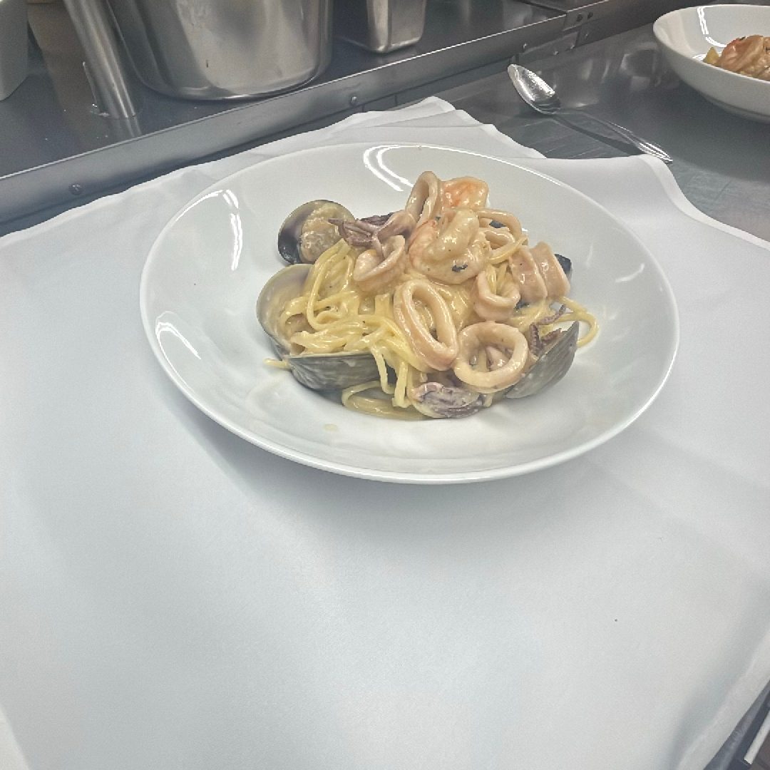 Linguini Shrimp & Clams.