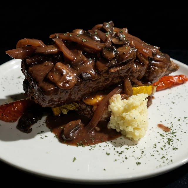New York Sirloin Steak.