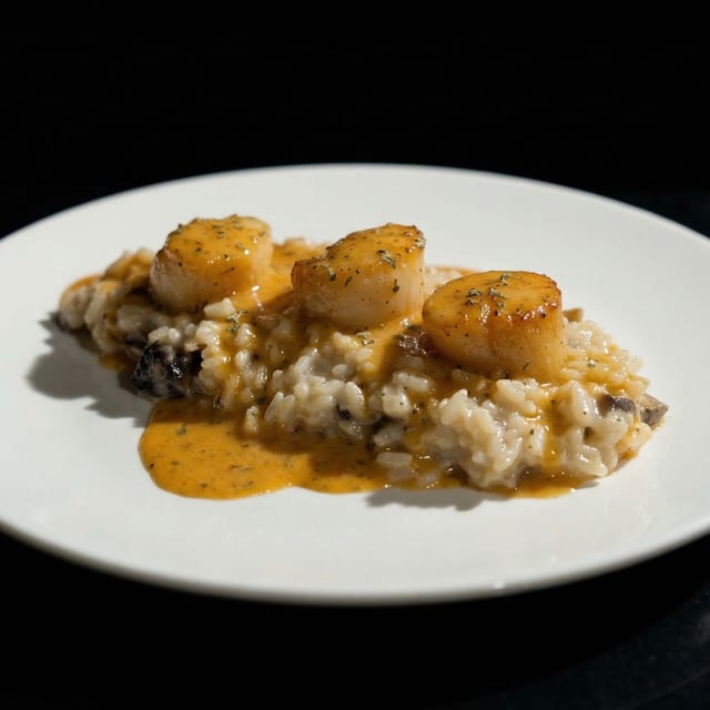 Scallops & Risotto.