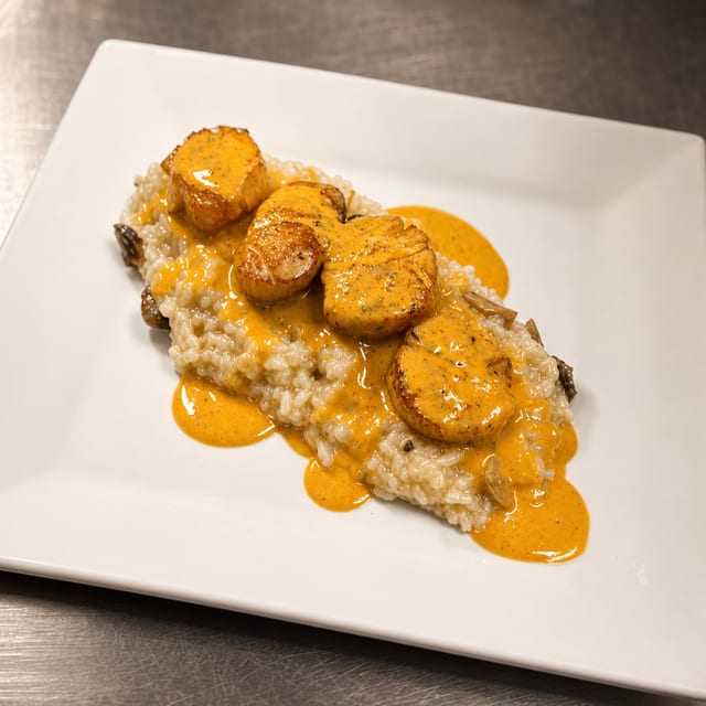 Scallops & Risotto.