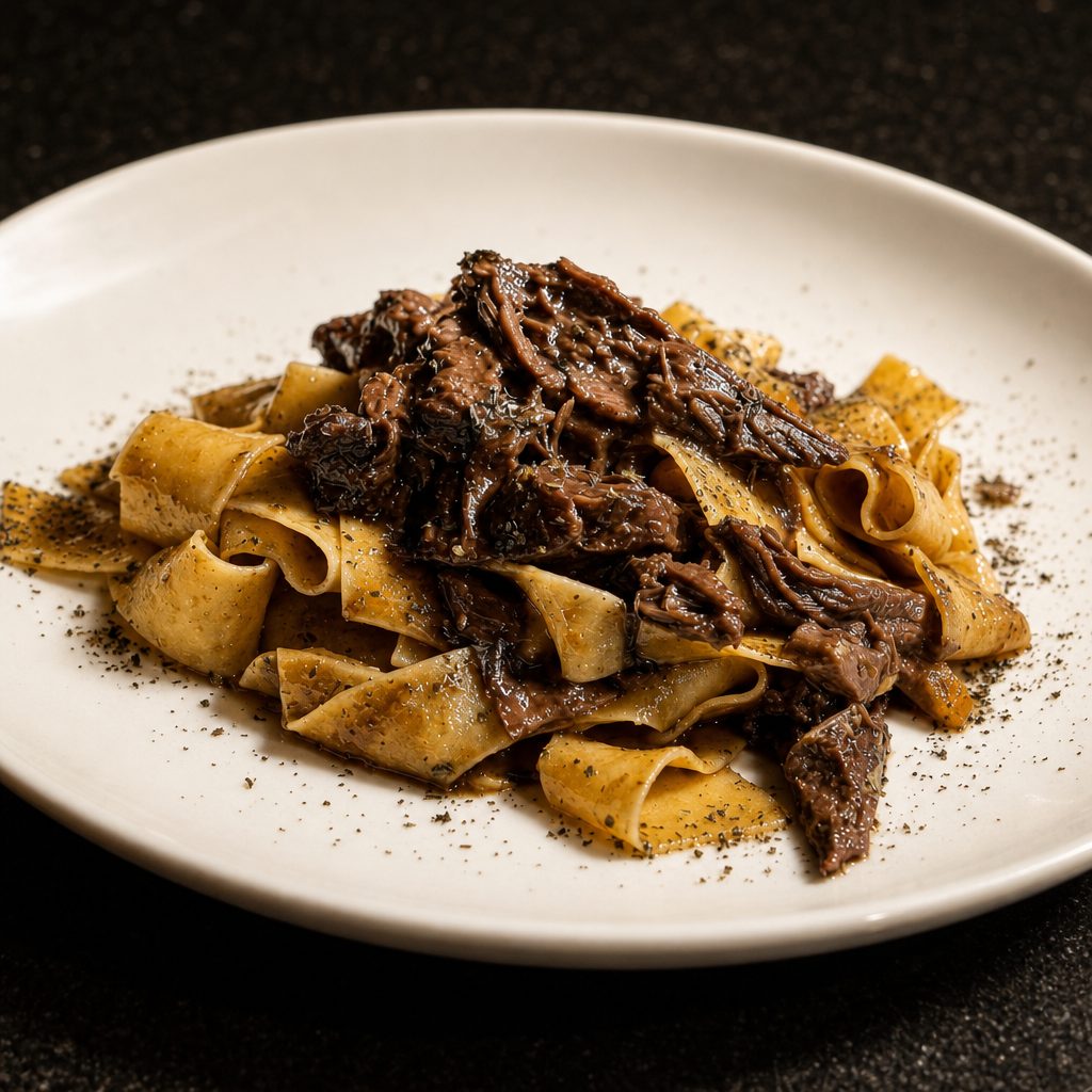 Beef Short Ribs Pappardelle.