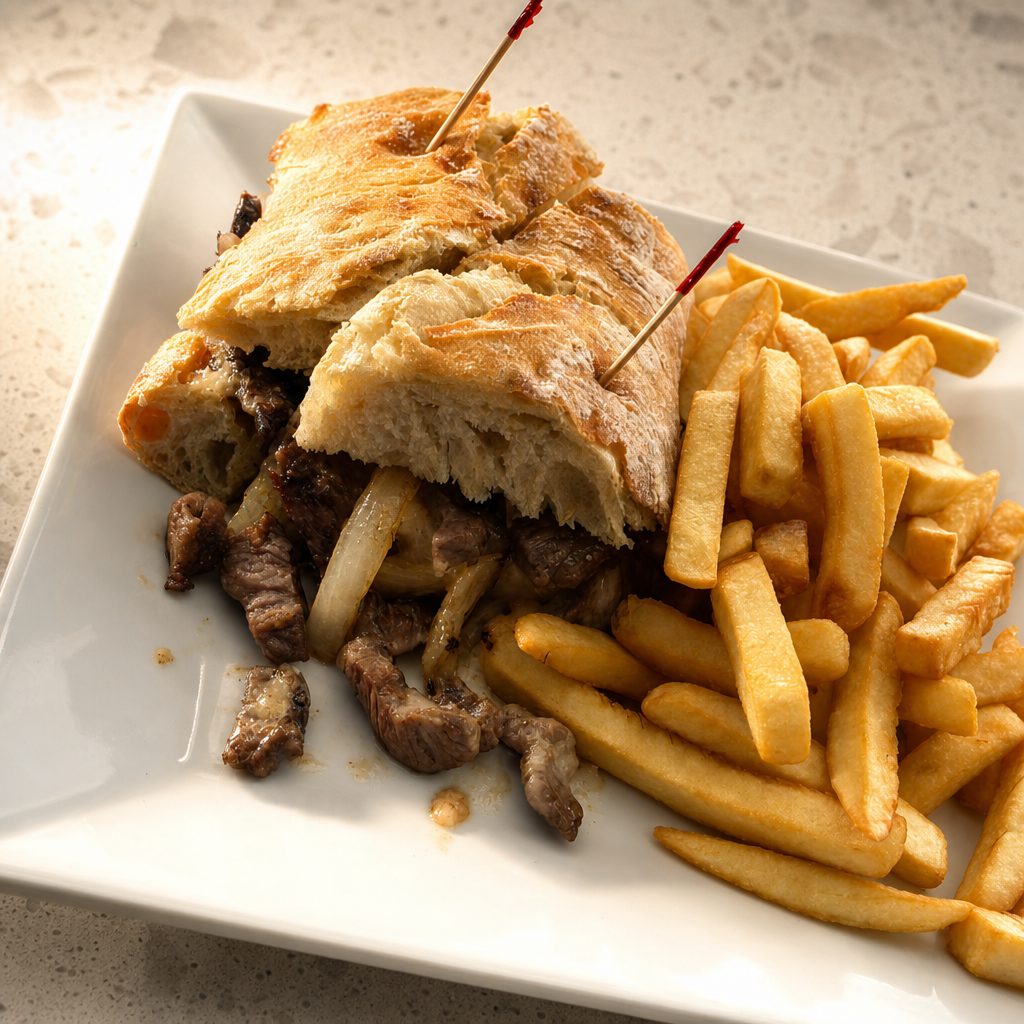 Steak Sandwich.
