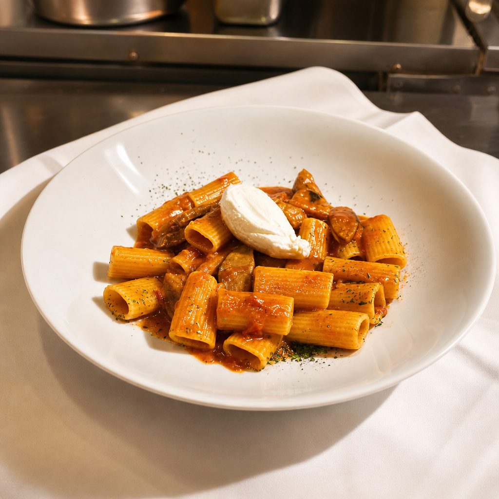 Rigatoni & Sausage.